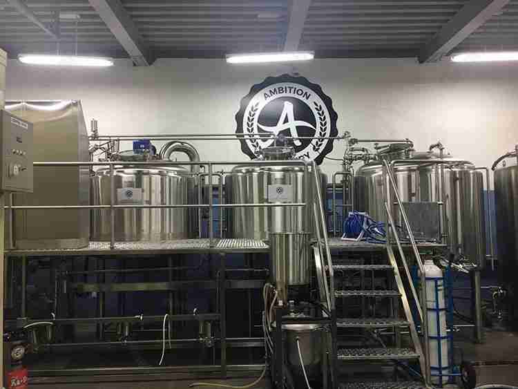 1000L Brewery Project by Tiantai for Ambition Brewery in Korea